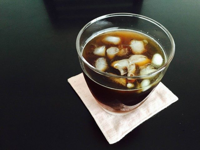アイス黒豆麦茶コーヒー完成