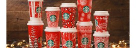 Starbucks Red Holiday Cups 272x96