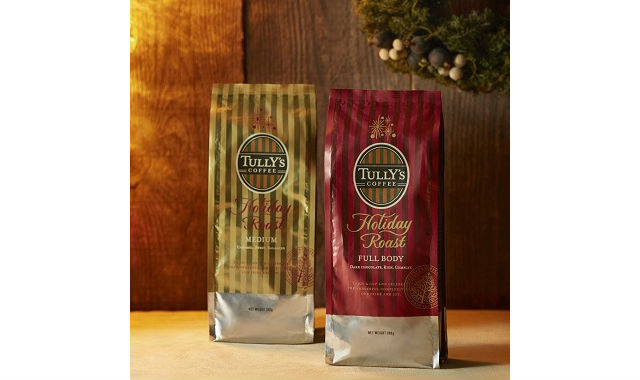 【タリーズ】限定コーヒー豆「タリーズ ホリデーロースト」を2種類発売