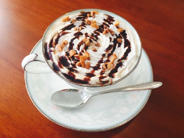 チョコバナナホイップコーヒーの作り方 フレーバーコーヒーのレシピ Coffeemecca