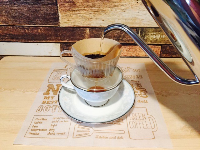 カフェインレス玄米コーヒー_コーヒーを淹れる