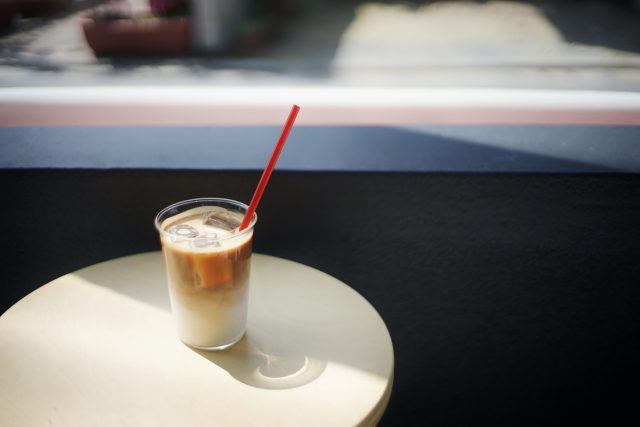 AERU COFFEE STOP cafe latte