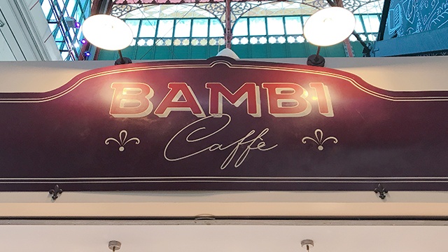 BAMBICaffé_看板_イタリア_フィレンツェ